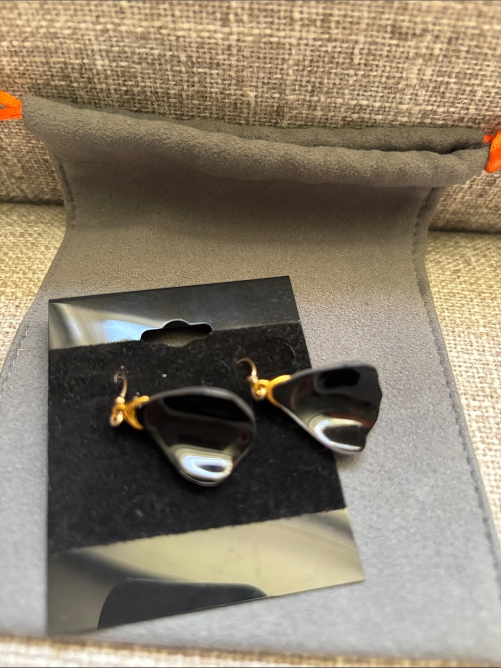 Alexis Bittar Ombre Silver Purple Petal drop earrings - Picture 5 of 7